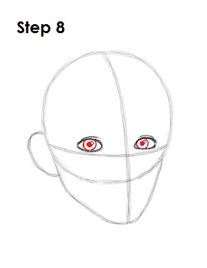 下面的学习如何画个冻的头发都白了的人