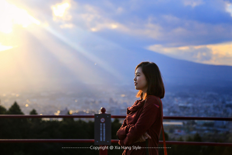 空姐在东京旅游,跟着游东京
