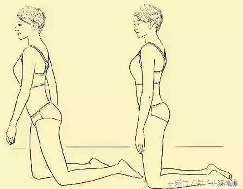 跪坐减肥法30秒,下跪小套路