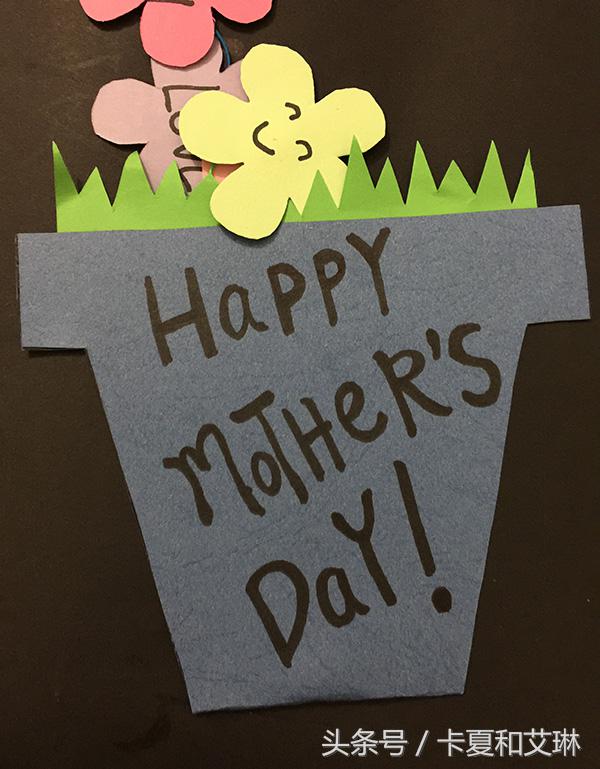 母亲节用小卡纸做贺卡手工制作,母亲节卡片手工制作小花朵