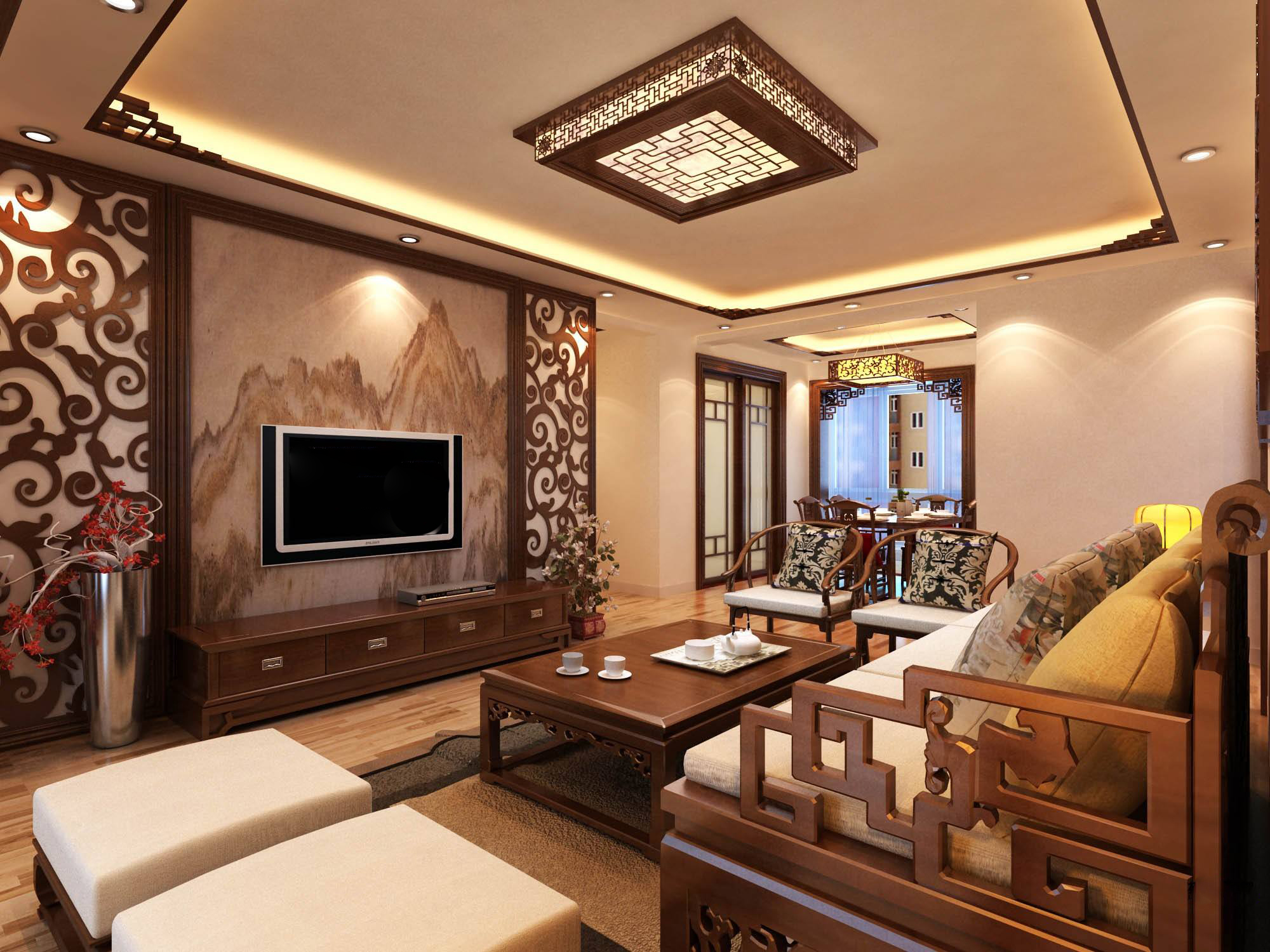 招财进宝弥勒佛摆件放在财位,客厅财位怎么布置才能招财进宝