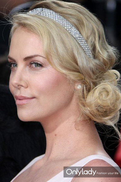 头发上的装饰发夹,头发上的装饰钻石