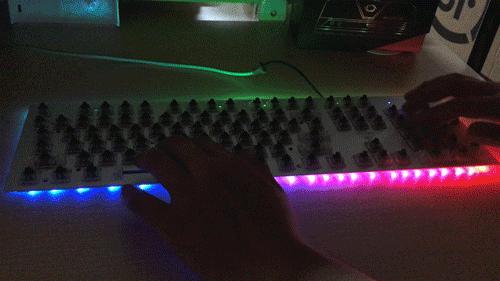 机械键盘白光版测评,cherry机械键盘推荐