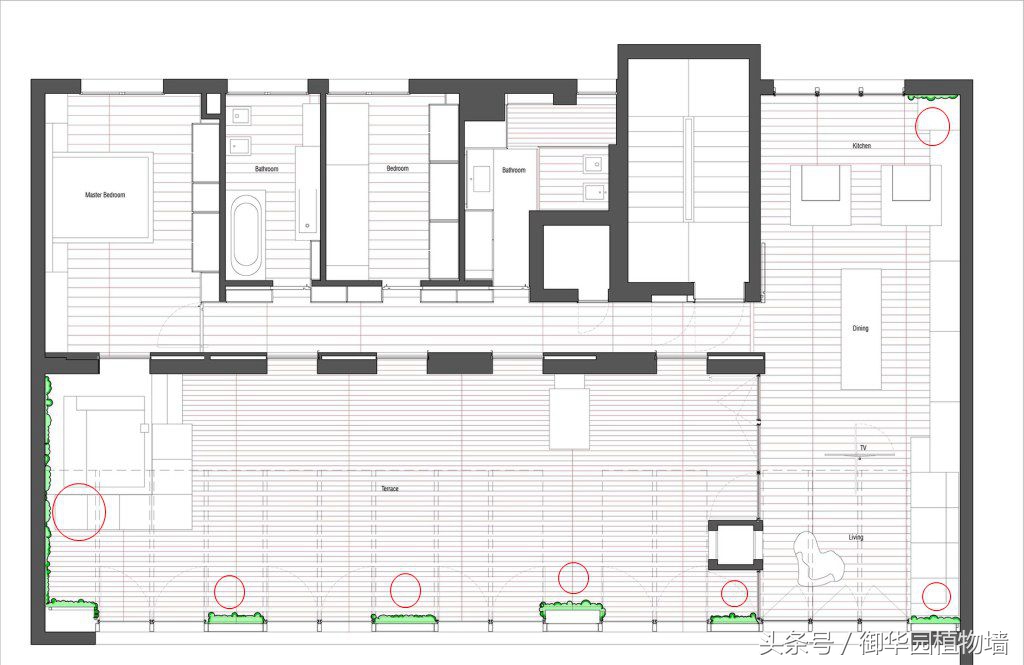别墅植物墙设计费用,别墅大面积墙面设计