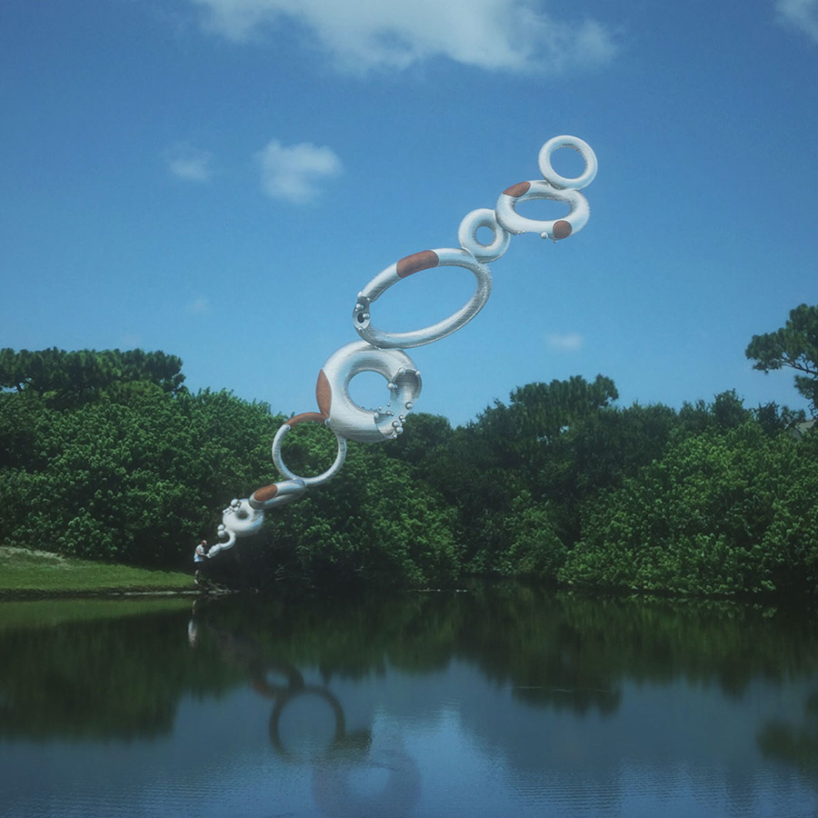 超牛数字艺术合成图强烈视觉效果的糖果异星球