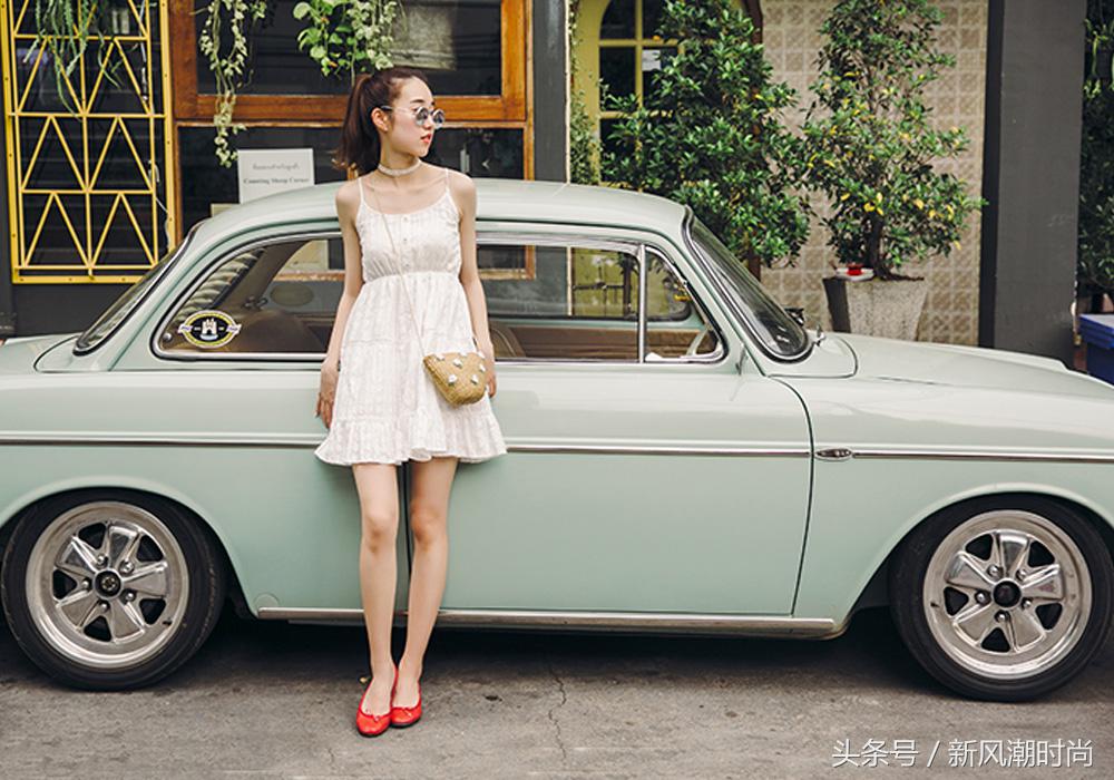 有一种精致叫雪纺连衣裙