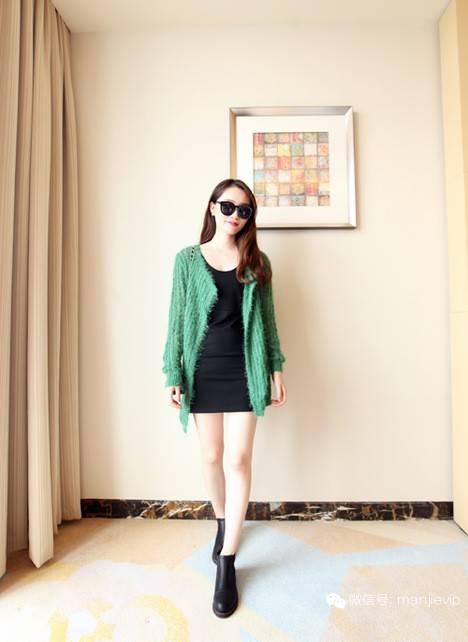 韩系外套穿搭 (深秋冬季韩系针织外套穿搭)