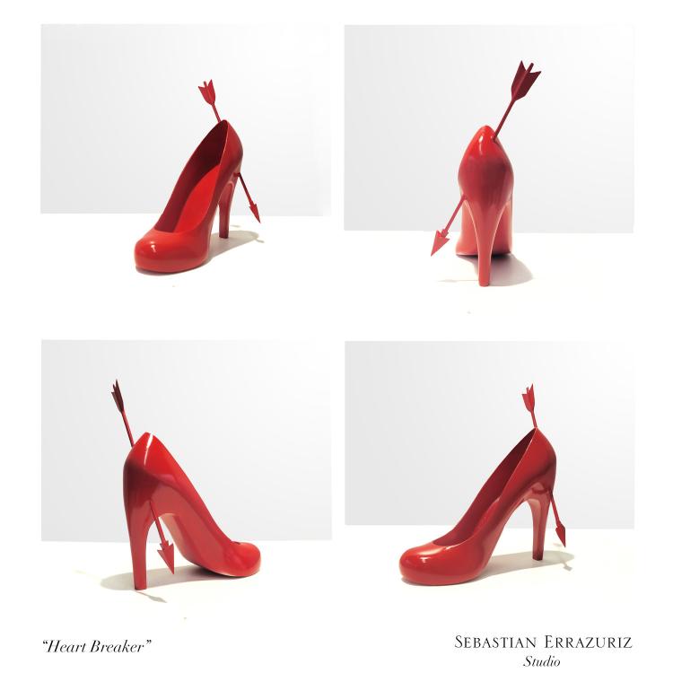 他把12个前女友做成了高跟鞋