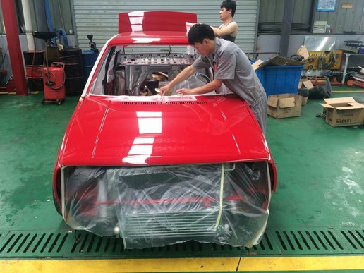 收台车翻新视频,收二手车回来自己开