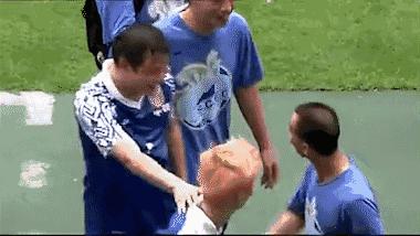 鹿晗踢球和小鲜肉踢球的区别,鹿晗踢球是内娱最好的吗