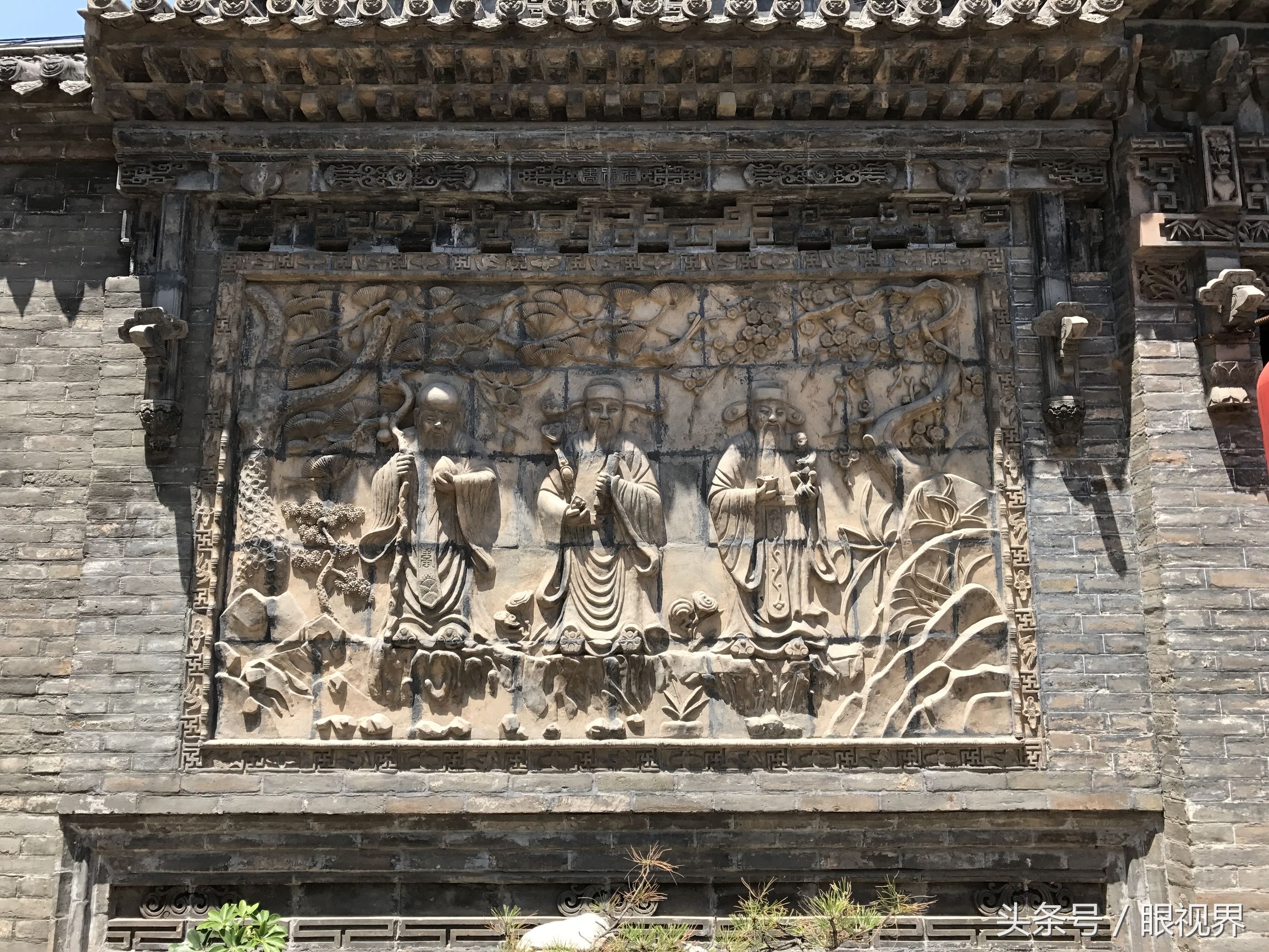 明清民居风格,具有典型的清代民居建筑风格