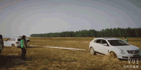 好基友小树林PK战！奔驰GLK营救凯迪拉克SRX