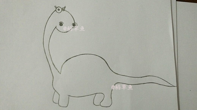 三岁以上的小朋友画简笔画恐龙,简笔画飞天恐龙带翅膀的恐龙