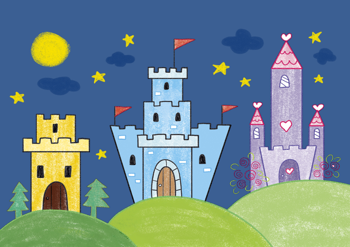 简单的画城堡的方法,画城堡简单漂亮六年级一等奖