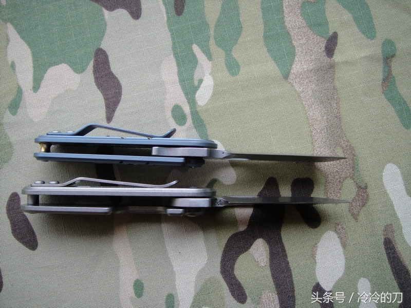 2把钛合金加S35V钢的serge*刀折**，豌豆和菜刀头详细对比