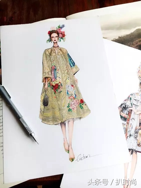 礼服好高级感,怎么画礼服设计手稿图