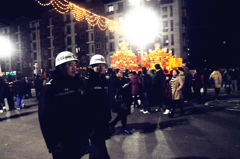 津南分局警察节,葛沽庙会公安