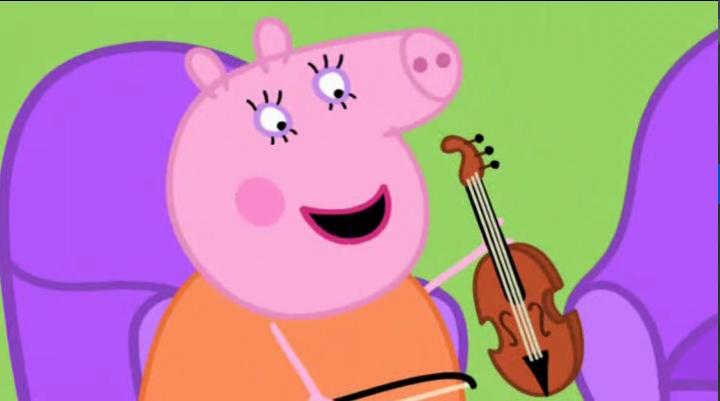 小猪佩奇第一季英文知识点,英语动画片粉红猪