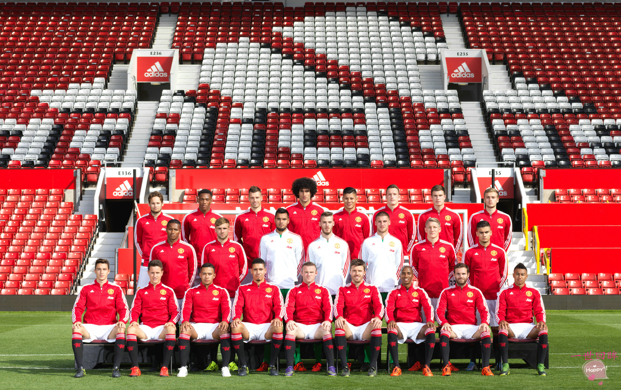 2016-17年曼联照片,曼联全家福照片2019