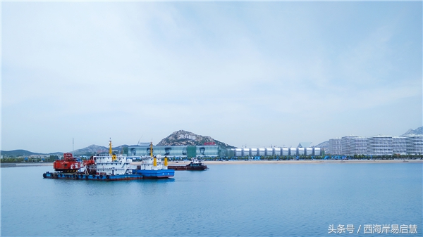 大美青岛之珊瑚贝桥,高清青岛珊瑚贝桥夜景