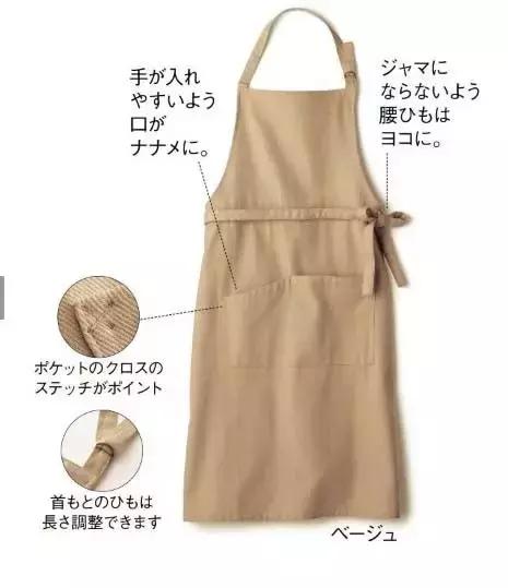 今年最流行的围裙的做法图和尺寸,多种围裙款式制作方便简单又有趣