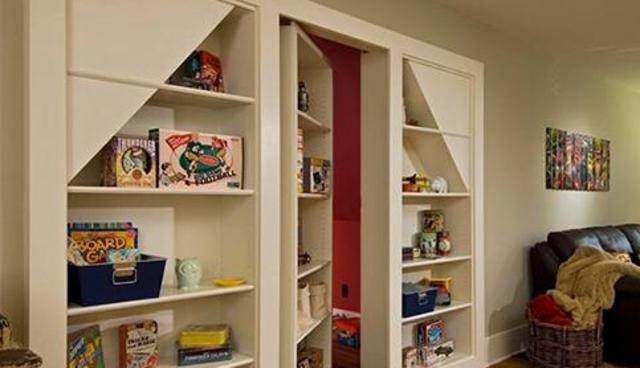 5款隐形书架门一扇门就解决了小户型的收纳问题,图