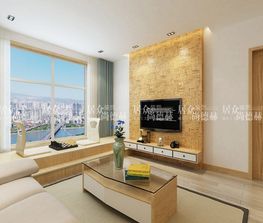 太原市原木风装修,太原泰古城复式