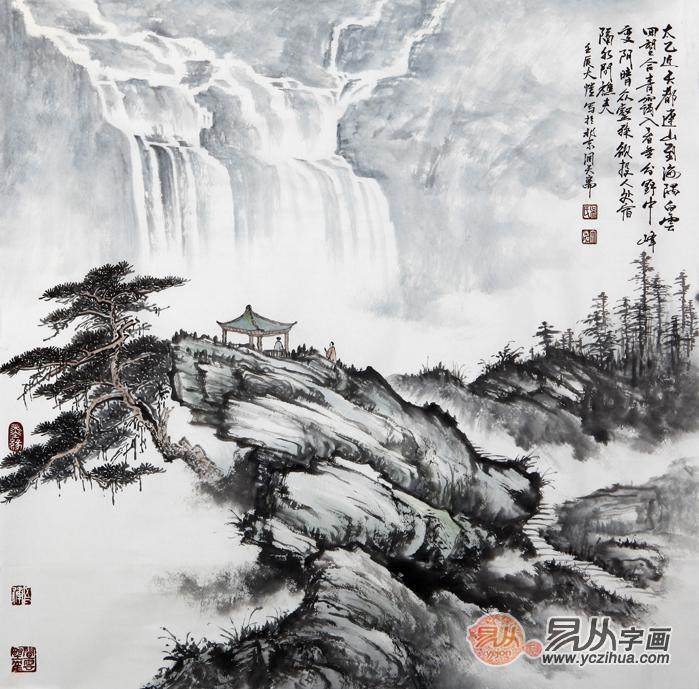 著名山水画100幅临摹技法,怎样画树山水画教程