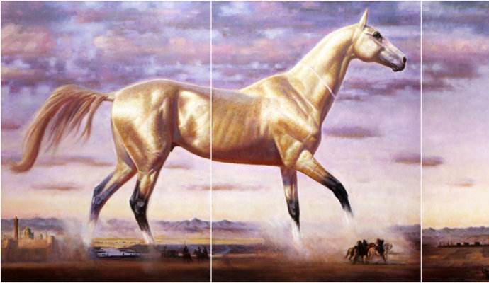 汗血宝马明显流汗,汗血宝马跑的时候流血吗