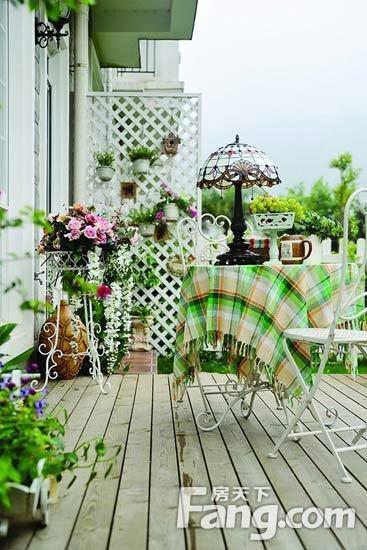 阳台装修效果图休闲阳台,100款阳台装修效果图