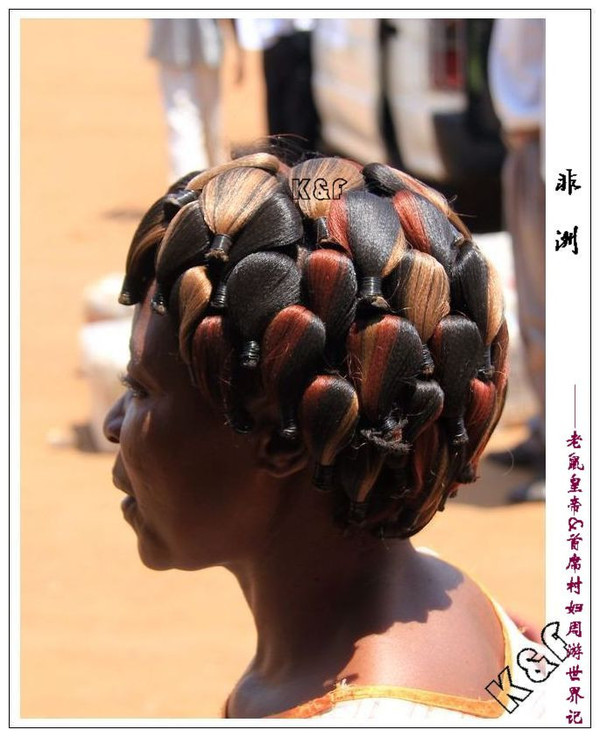 全头afro黑人烫发型,黑人女人发型图片大全