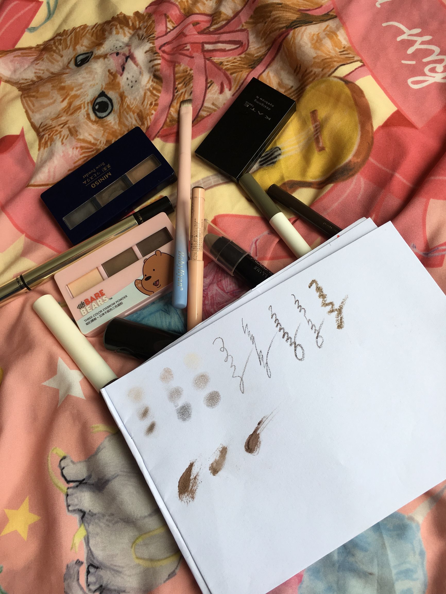 kate眉粉怎么选颜色好看,眉粉画眉教程kate