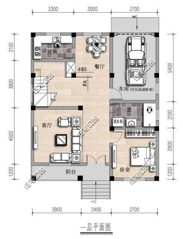 小户型15万元两层木别墅,小宅基地也能建好房农村自建房