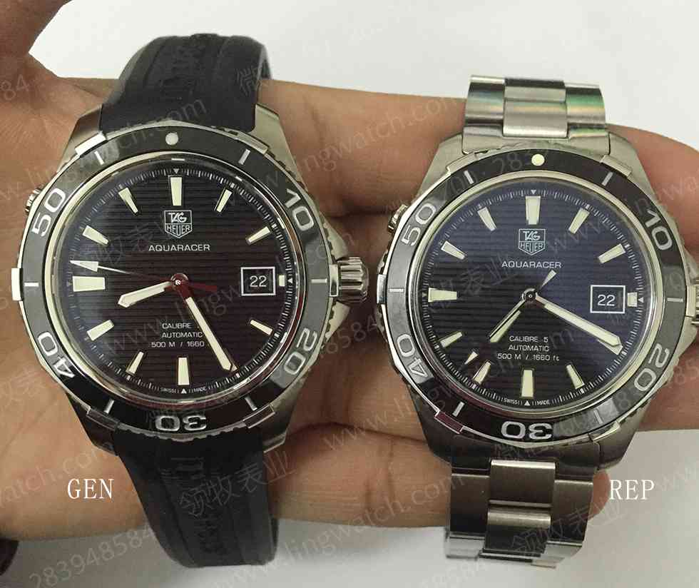 专柜人员提醒:网上代购港版泰格豪雅腕表90%都是仿品!