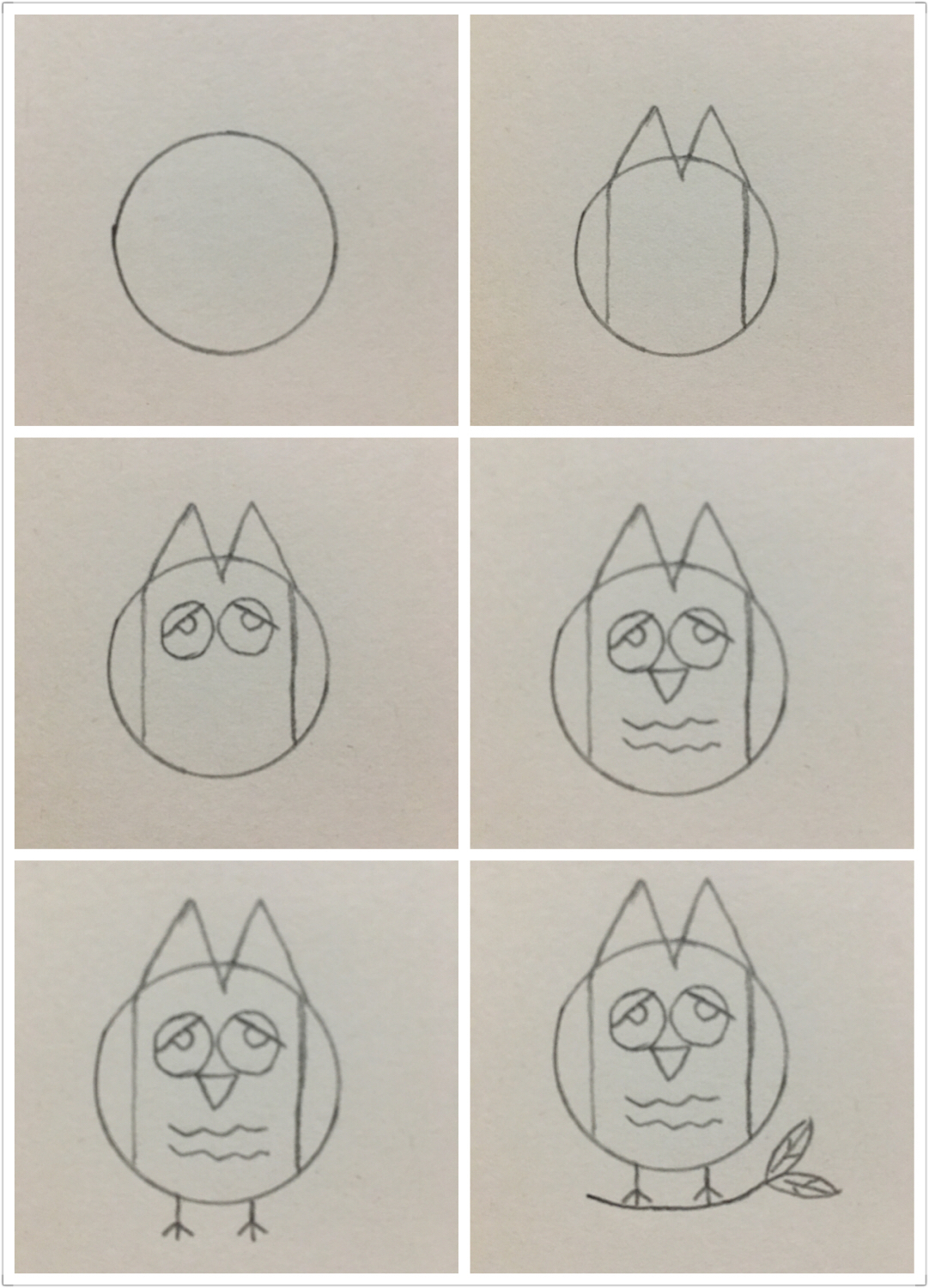 硬币画小羊简笔画,硬币画动物简笔画