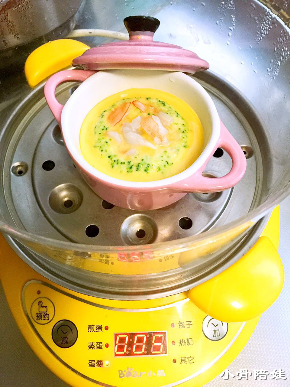 滑嫩虾仁蛋羹的配方,虾仁滑蛋鸡蛋羹