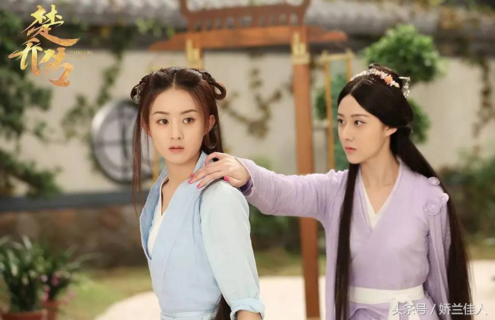 楚乔传李沁装扮比赵丽颖华贵,楚乔传天天向上林更新赵丽颖李沁