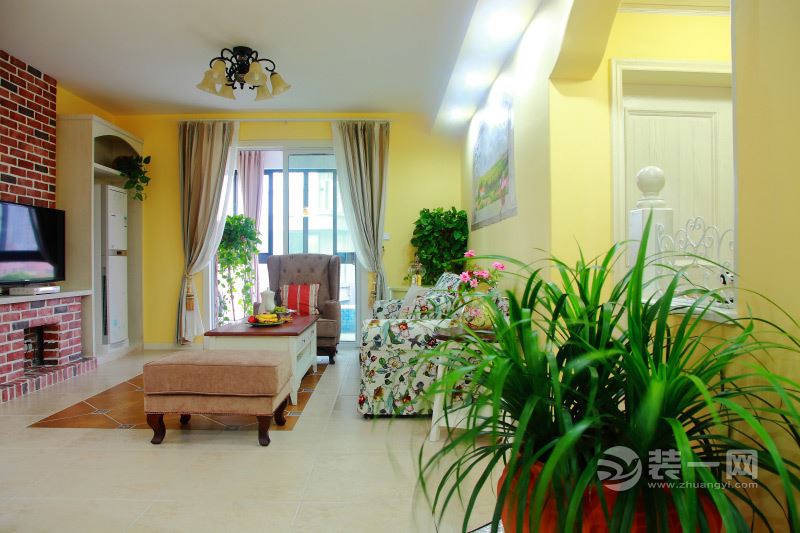 田园家庭装修效果图,田园式家装设计