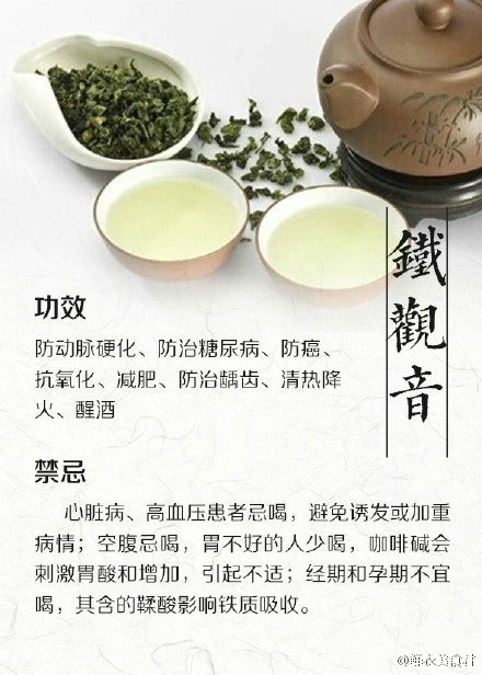 9种茶叶的功效与禁忌,所有茶的功效都全了你喝对了吗