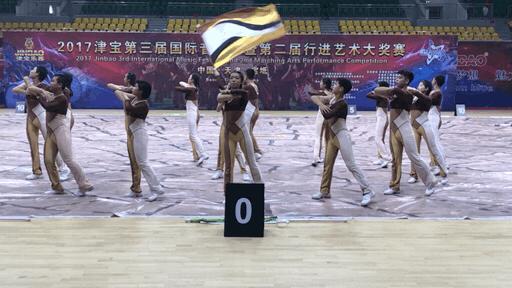 FightOn!全国21所学校在宝坻比赛行进艺术,天津海河中学、41中的学生“帅拉风”