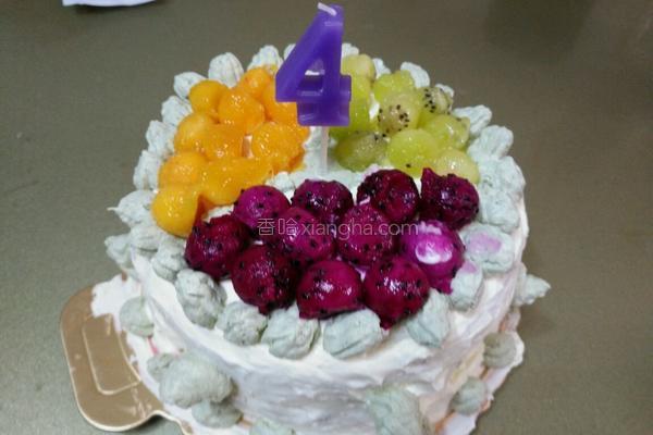六寸水果奶油蛋糕的做法,六寸水果奶油蛋糕正常价位
