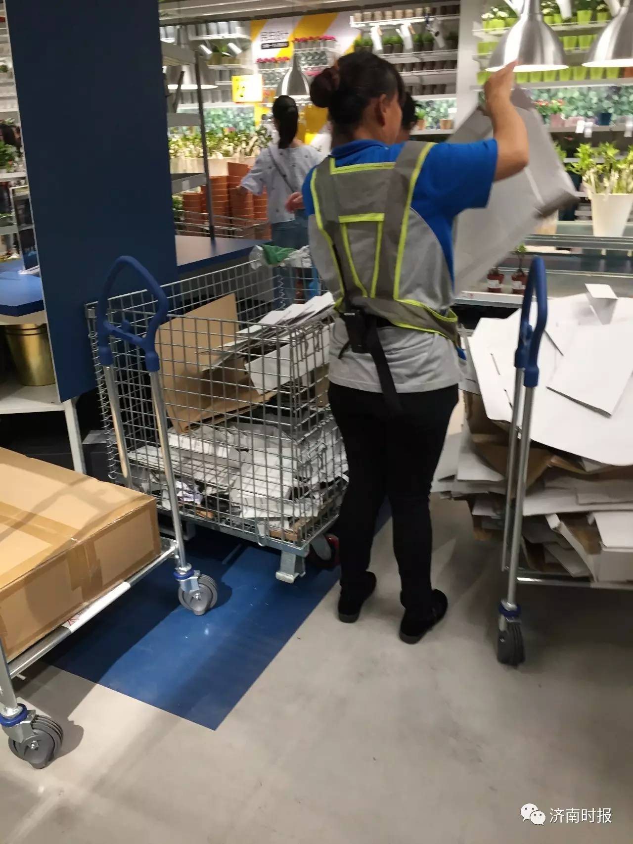 宜家火爆的背后,宜家保洁人员