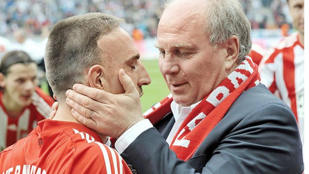 拜仁慕尼黑tifo罗本里贝里,里贝里谈世界杯