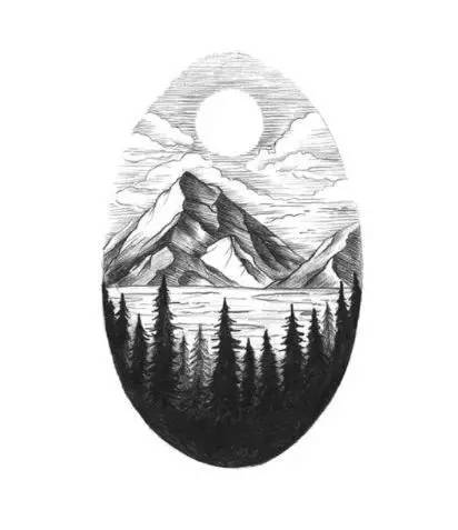 针管笔入门手绘1000例临摹图,针管笔手绘初学者