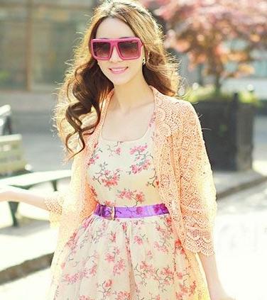 秋天白色雪纺裙子怎么搭配,秋天雪纺裙子怎么搭配