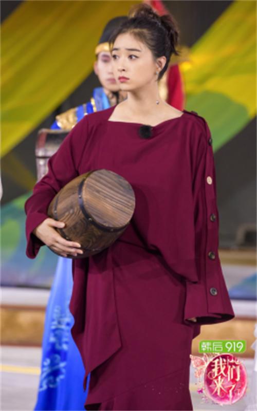 韩后919《我们来了》古唐风韵，霓裳羽衣尽显美白补水盛世美颜