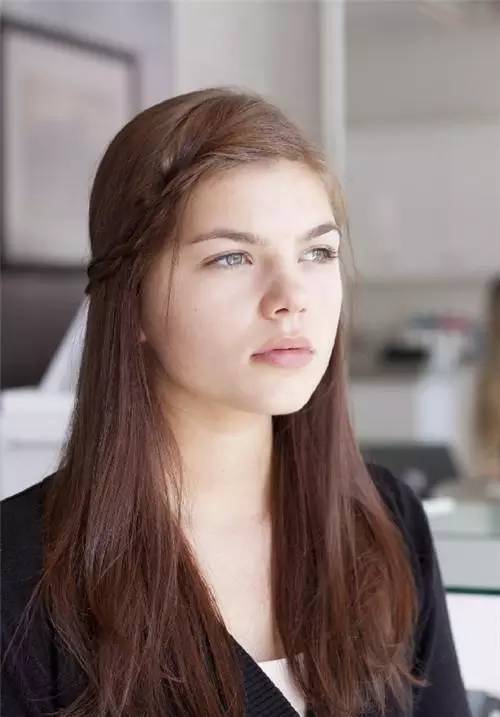 长直发帅气扎发,适合黑长直发的扎发