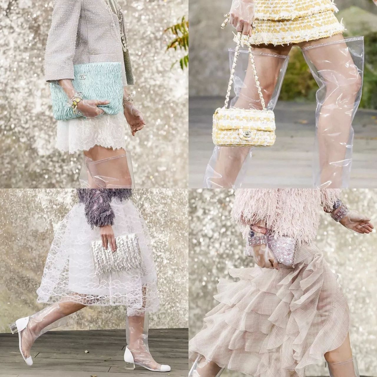 叹为观止！香奈儿把瀑布搬到了大皇宫！猜猜刘雯最近朋友圈发了什么？