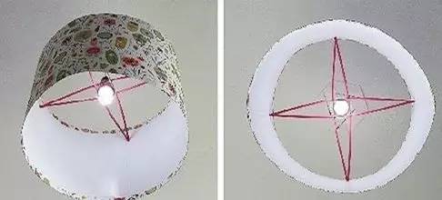 diy手工小灯罩,废物利用制作灯泡罩