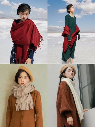 acne围巾同款,acne羊绒围巾的搭配